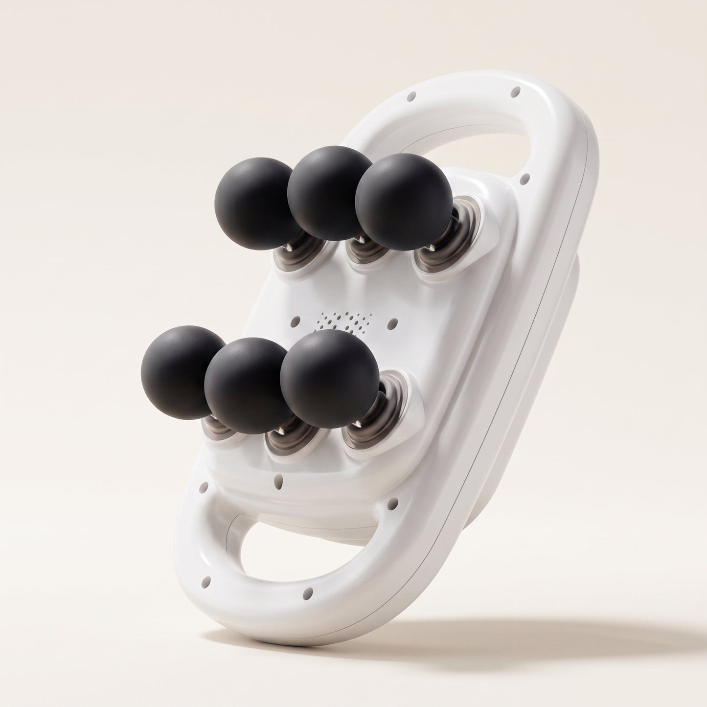 Six-Head Percussion Massage Gun with 9 Modes & Red Light