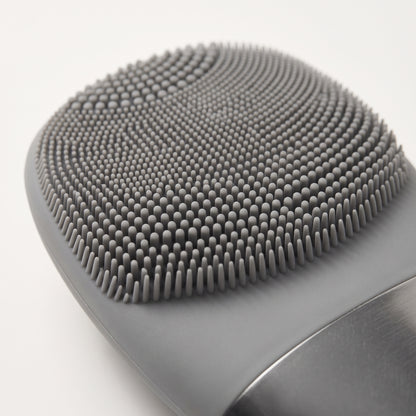 Sonic Silicone Facial Cleansing Brush with Dual-Surface Design
