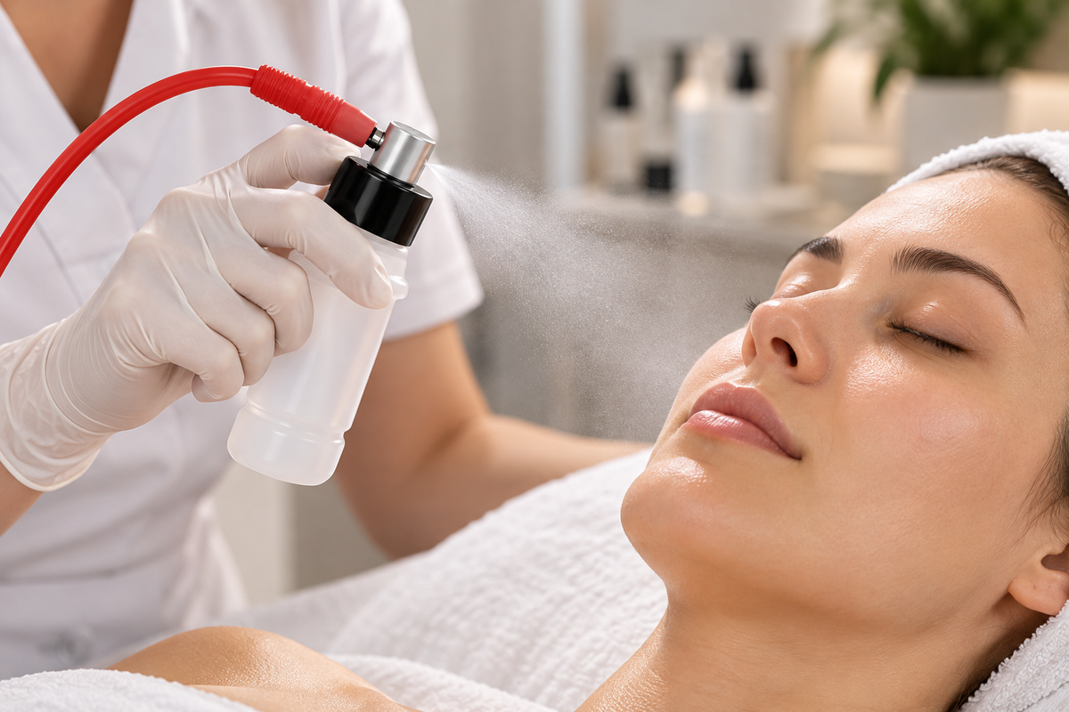 Professional 3-in-1 Diamond Microdermabrasion Facial System with Vacuum & Mist Spray