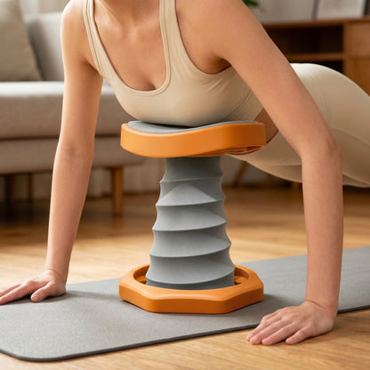 Spring-Assisted Push-Up Support Trainer for Home Workouts