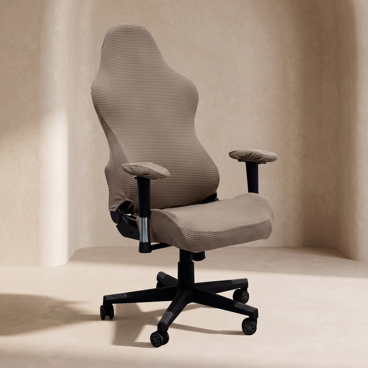 Stretch Jacquard High-Back Office & Gaming Chair Cover Set