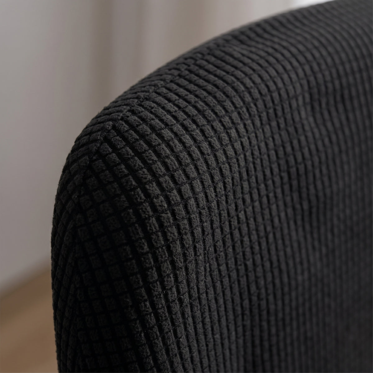 Stretch Jacquard Office Chair Cover with Zippered Arm Openings