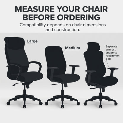 Stretch Jacquard Office Chair Cover with Zippered Arm Openings