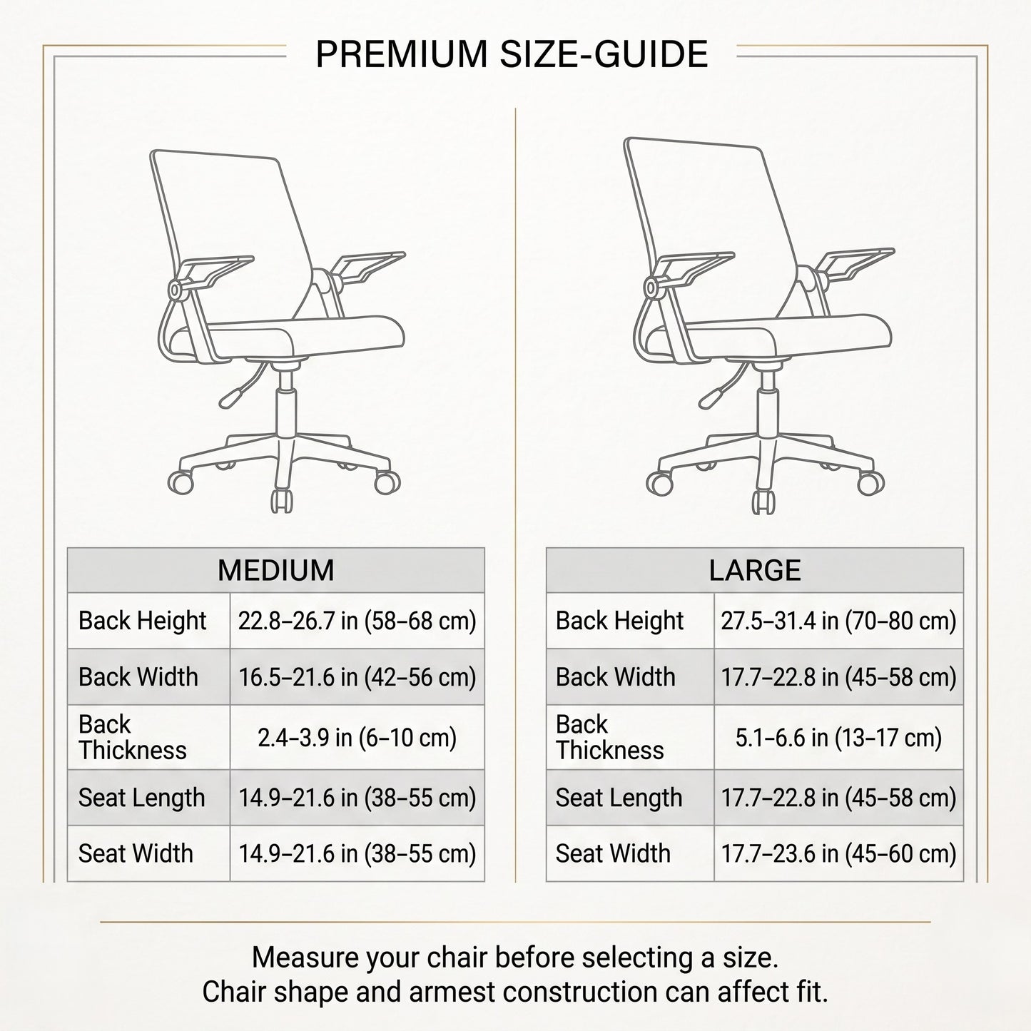 Stretch Jacquard Office Chair Cover with Zippered Arm Openings