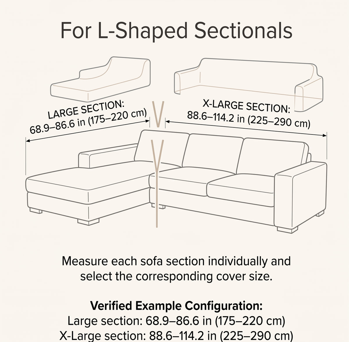 Stretch Textured Sofa Slipcover with Ruffled Skirt