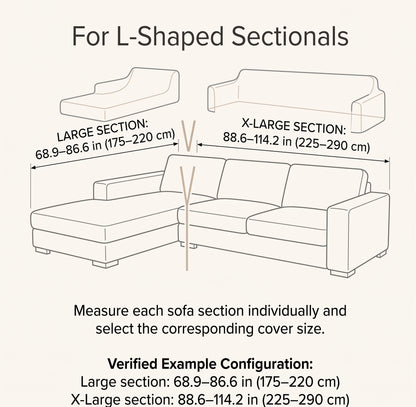 Stretch Textured Sofa Slipcover with Ruffled Skirt