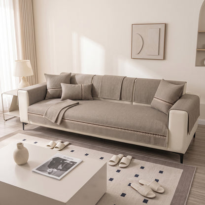 Textured Anti-Slip Modular Sofa Cover for Seats & Backrests