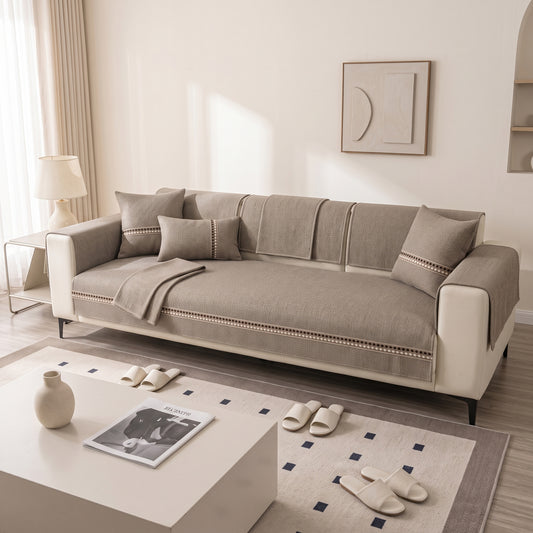 Textured Anti-Slip Modular Sofa Cover for Seats & Backrests