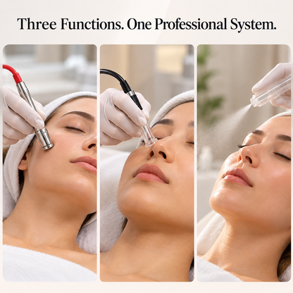 Professional 3-in-1 Diamond Microdermabrasion Facial System with Vacuum & Mist Spray