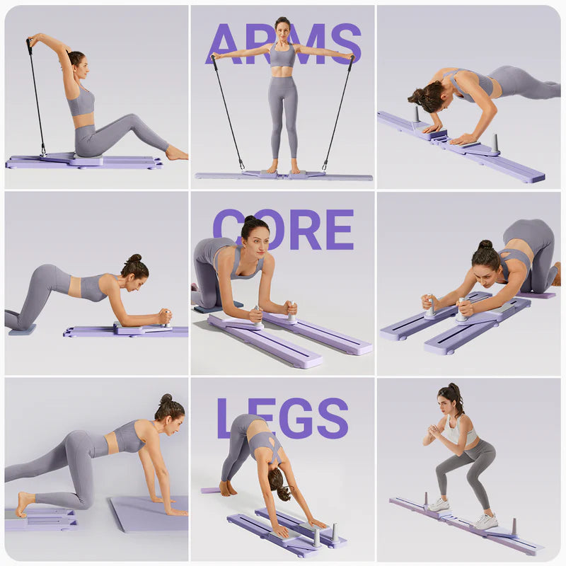 Foldable Pilates Board | At-Home Core & Resistance Training System | Kovelli™