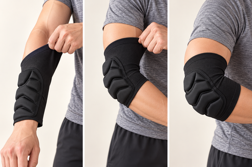 Segmented Cushion Knee & Elbow Support Sleeves, 2-Piece Pair