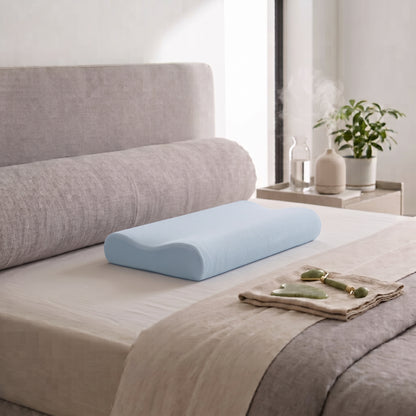 Ultra-Thin Contoured Memory Foam Neck Pillow