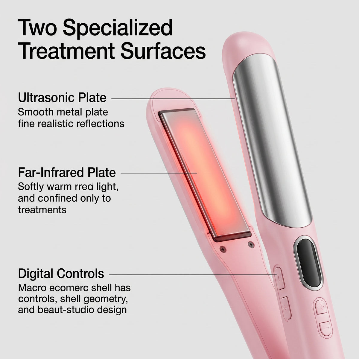 Ultrasonic Far-Infrared Hair Care Treatment Iron