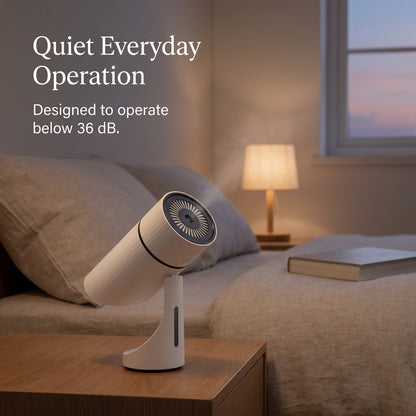 Ultrasonic Personal Humidifier with Adjustable Mist Angle & Ambient Light