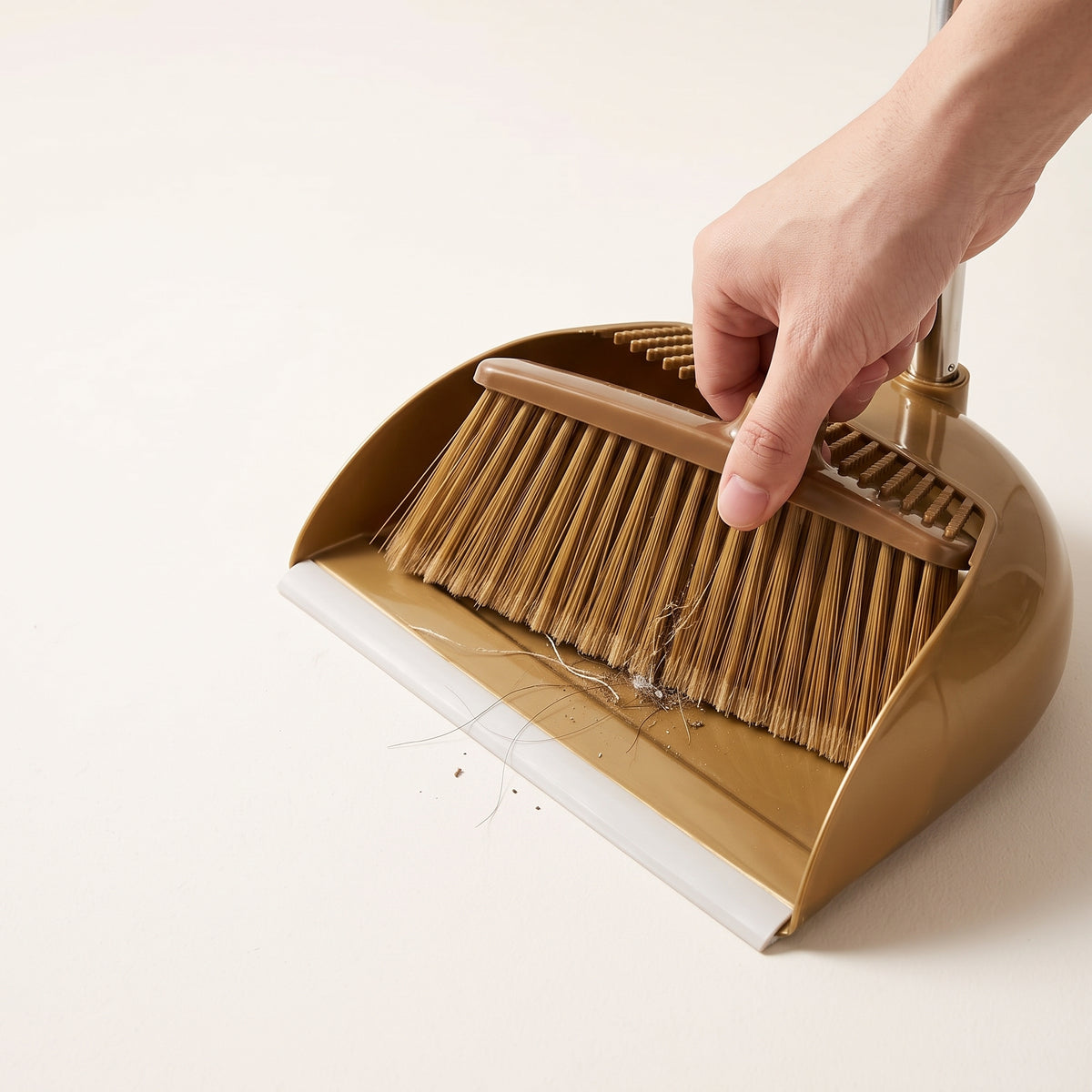 Upright Broom & Dustpan Cleaning Set with Optional Floor Wiper