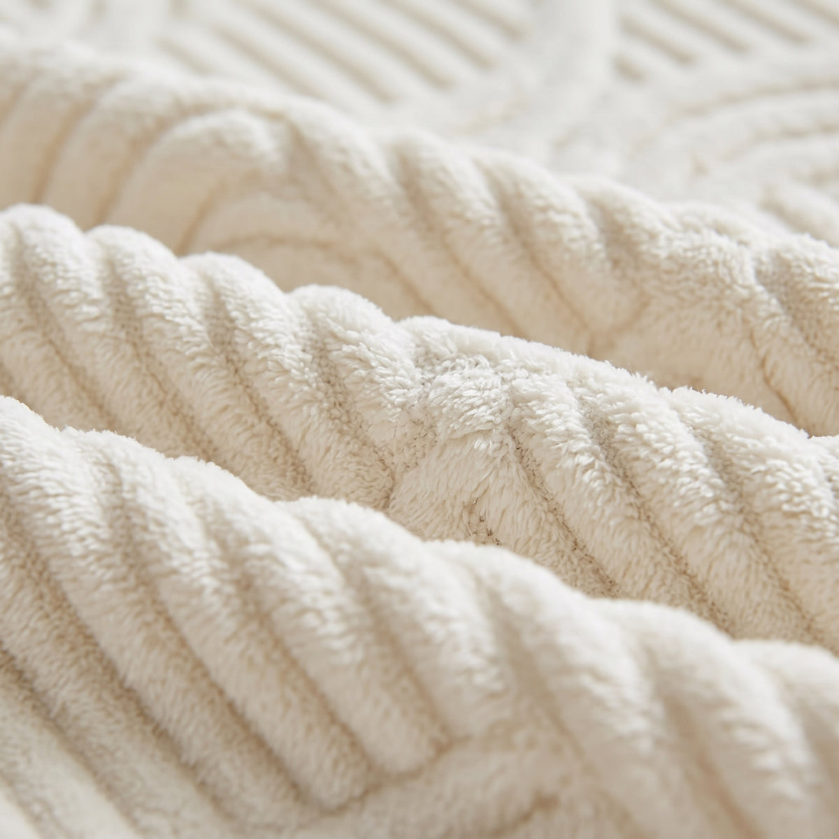 Velvet Striped Non-Slip Sofa Cushion Cover