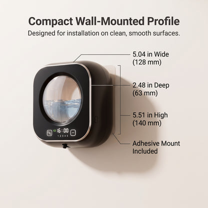 Wall-Mounted Automatic Soap Dispenser with 5-Level Touch-Free Dispensing
