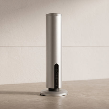Waterless Essential Oil Diffuser Tower with App Control & Ambient Light