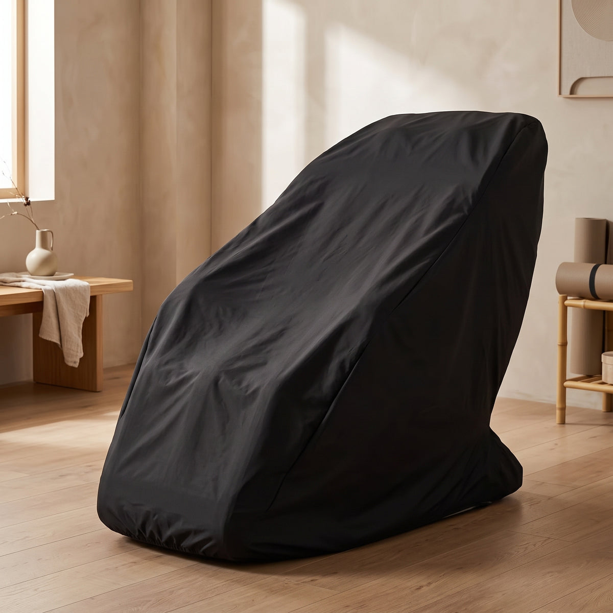 Waterproof 210D Massage Chair Protective Cover with Securing Cord
