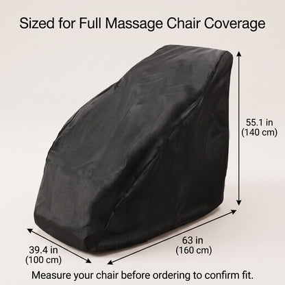 Waterproof 210D Massage Chair Protective Cover with Securing Cord