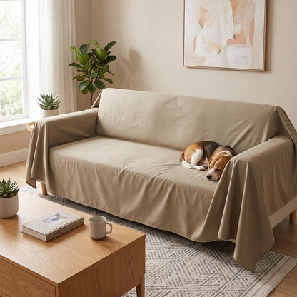 Waterproof Anti-Slip Sofa Cover Blanket with Quilted 200 GSM Polyester