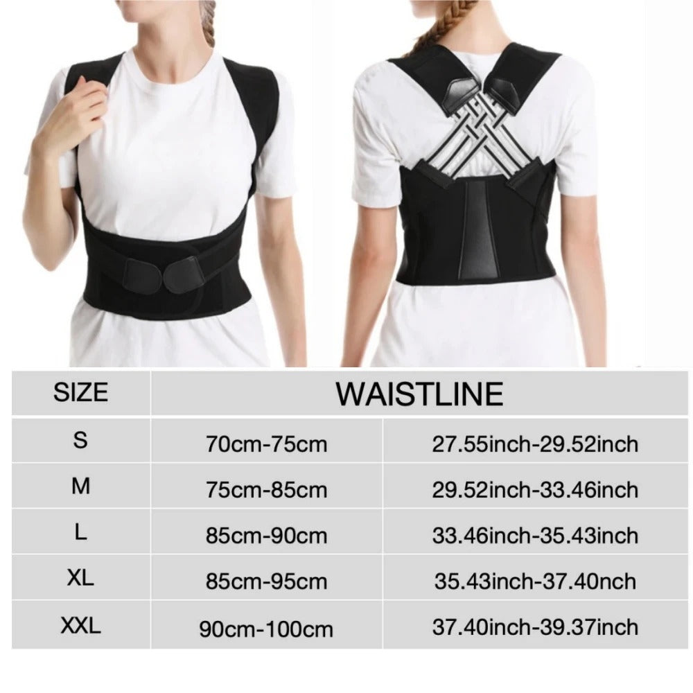 Adjustable Posture Support Brace for Daily Comfort