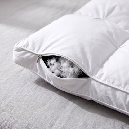 White Goose Down Pinch-Pleated Winter Comforter
