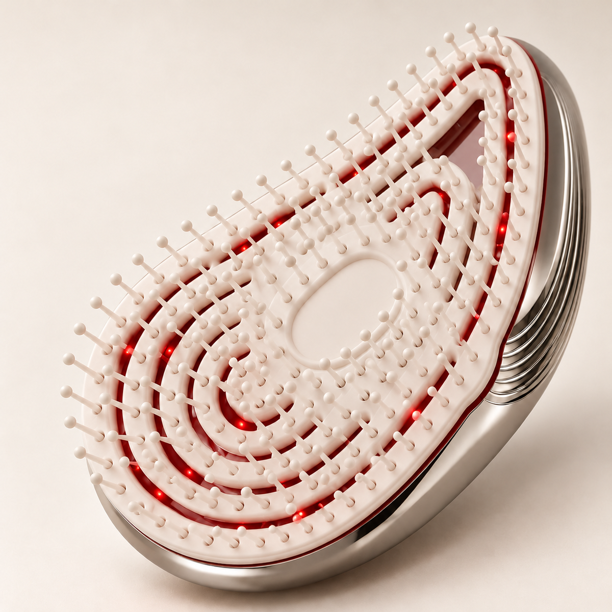 Rechargeable Red Light Vibrating Scalp Massage Comb