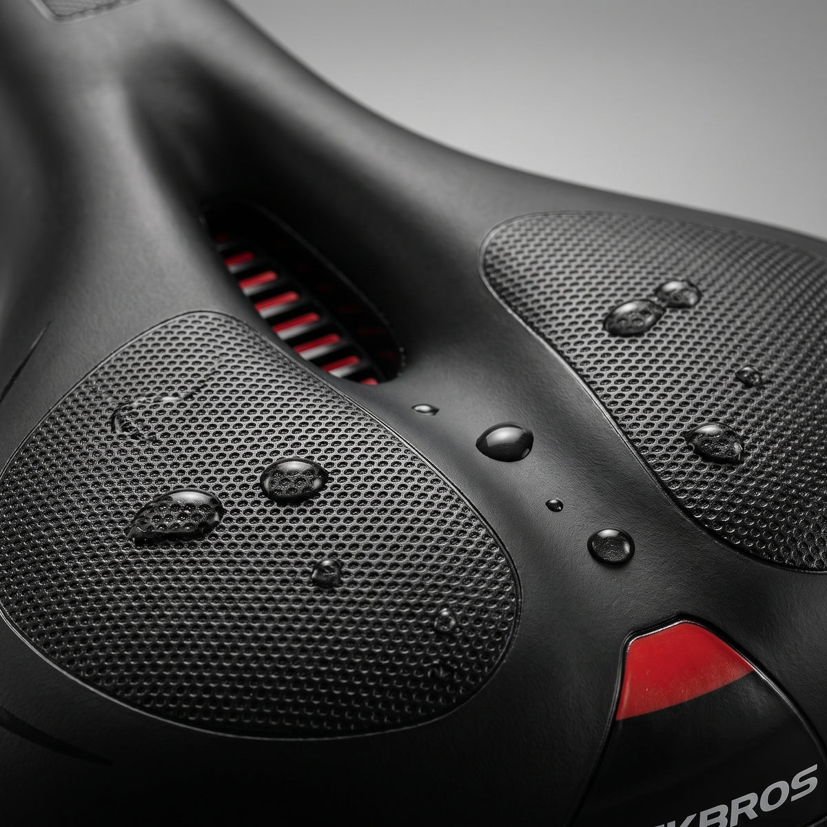 Wide Memory Foam Bike Saddle with Ventilated Comfort Design