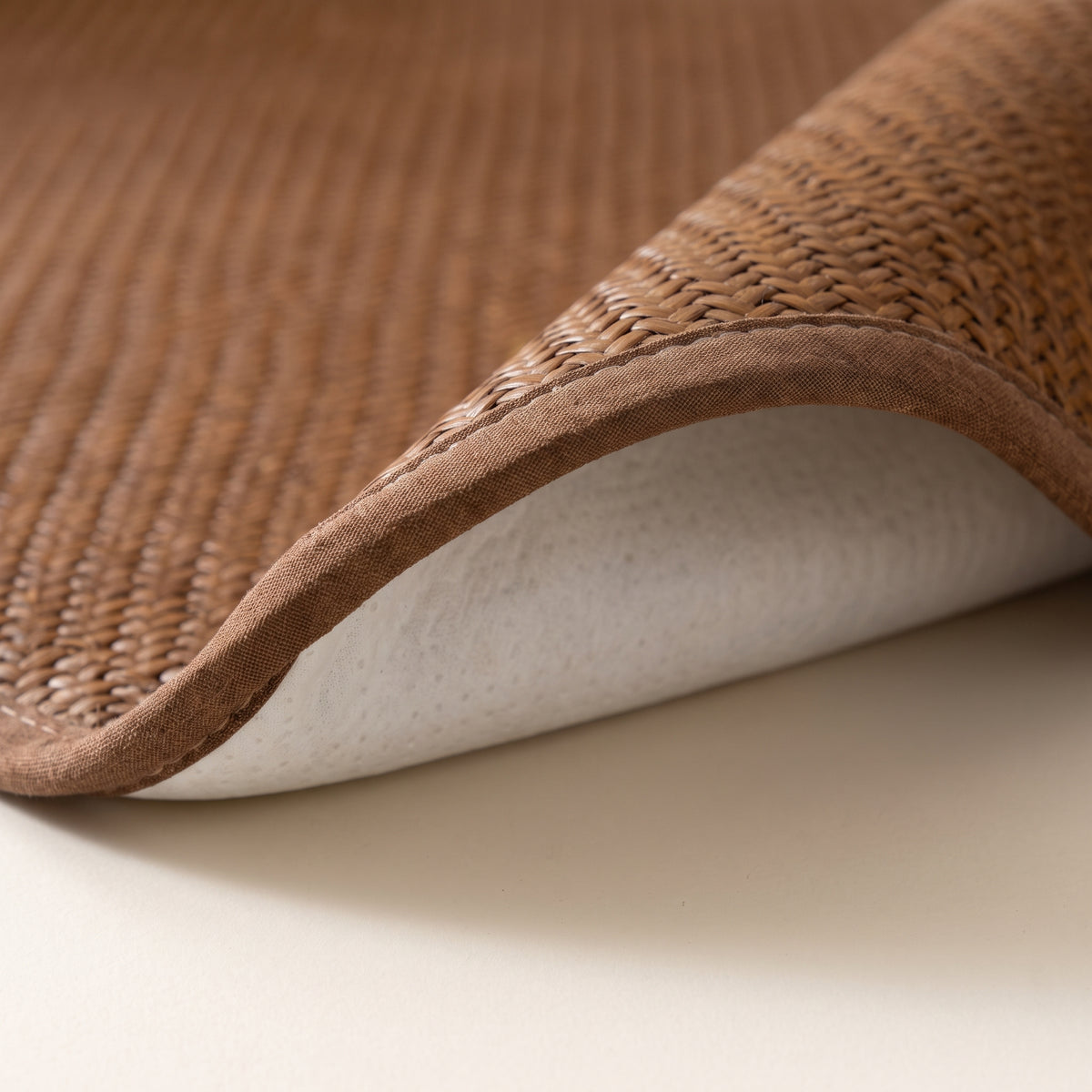 Woven Bamboo Fiber Non-Slip Sofa Cushion Cover Mat