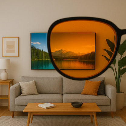 Kovelli Premium Blue Light Glasses with Orange Lenses