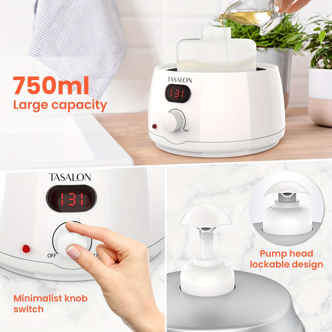 Kovelli™ WarmFlow Oil Warming Dispenser