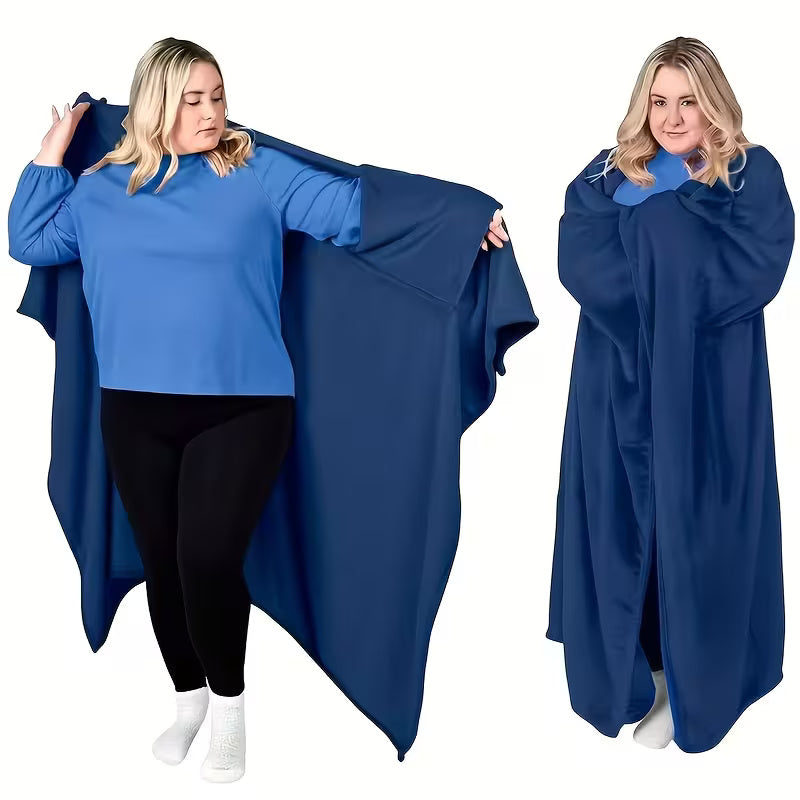 Oversized Wearable Blanket for Full-Body Comfort
