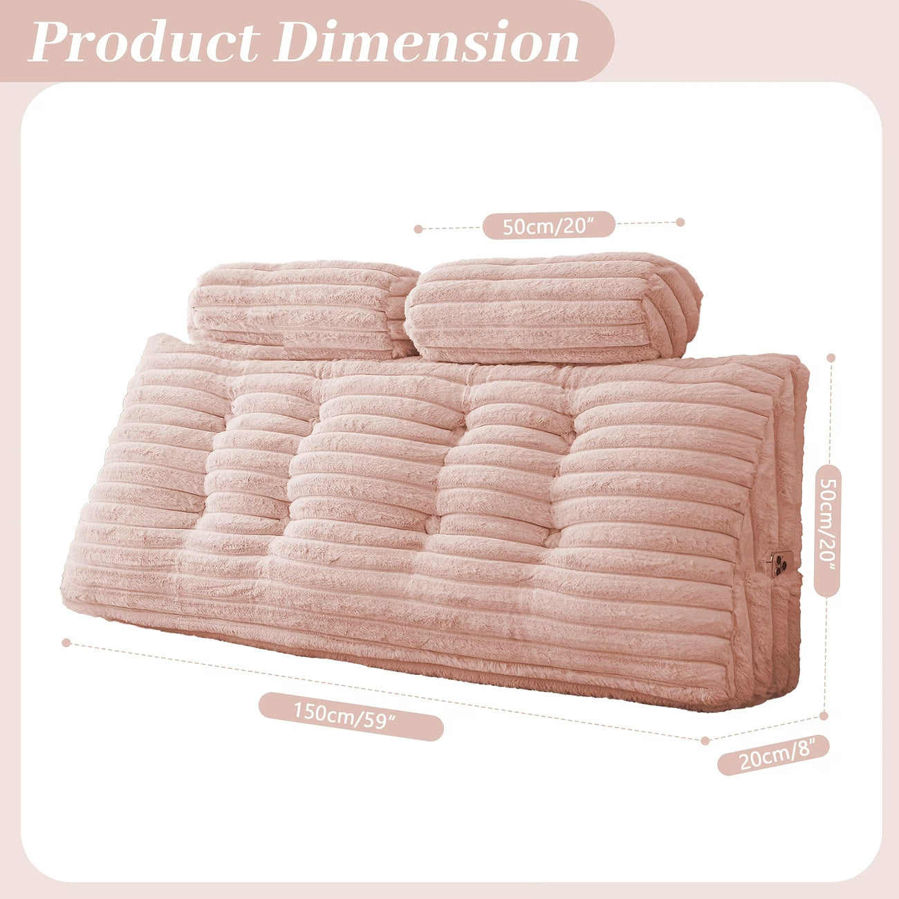 Kovelli™ LoungeWedge Reading Headboard Pillow