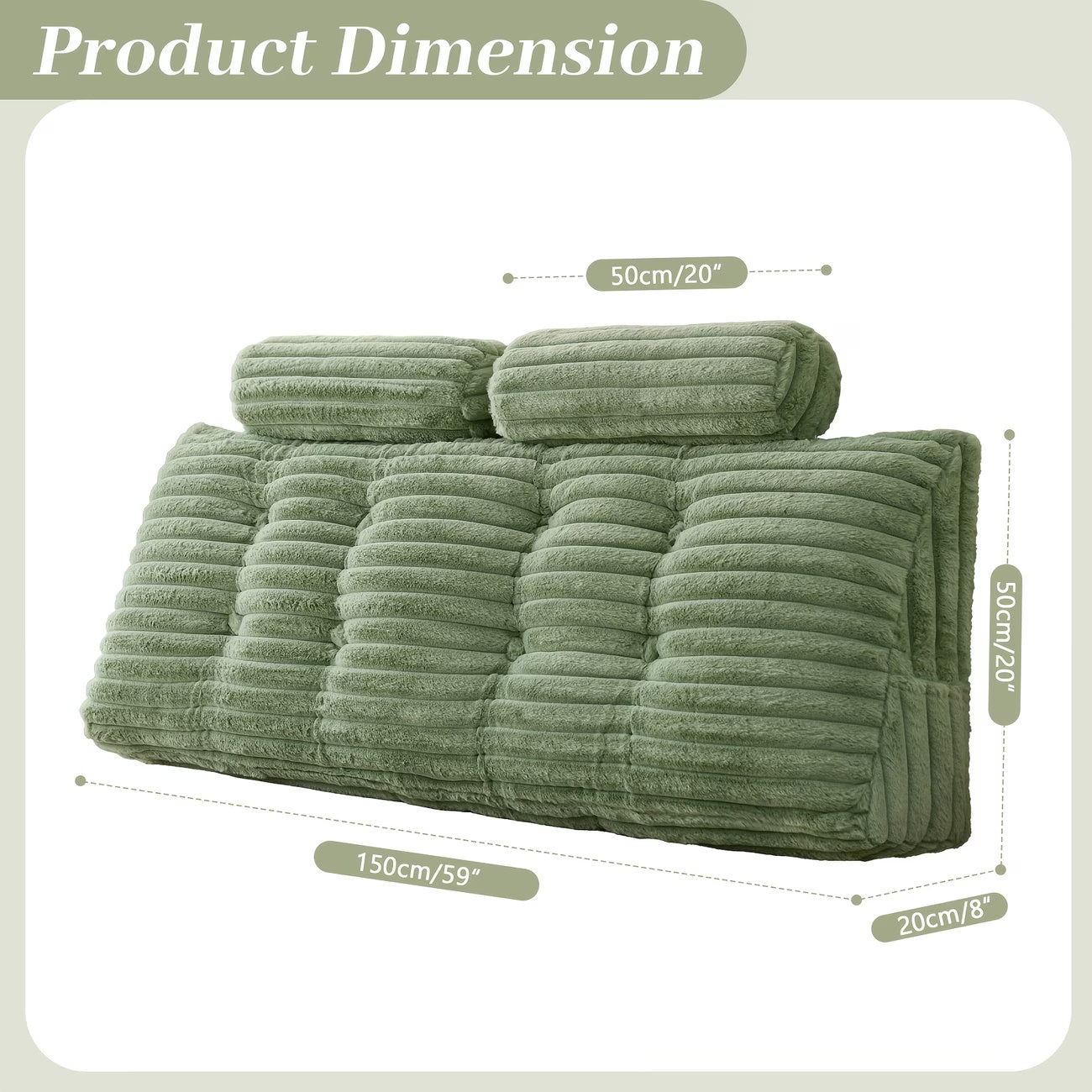 Kovelli™ LoungeWedge Reading Headboard Pillow