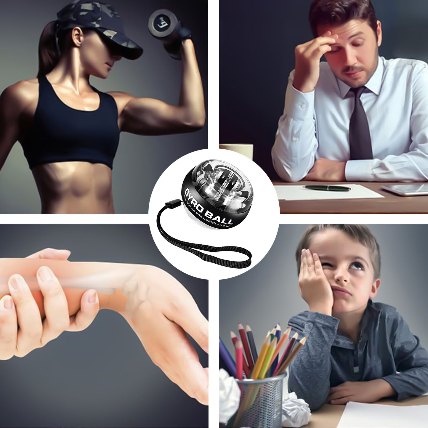 Hand Grip Strength Trainer Ball