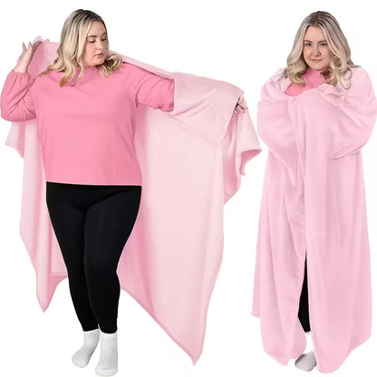 Oversized Wearable Blanket for Full-Body Comfort