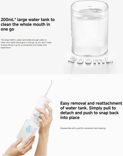 Portable Water Flosser for Teeth Cleaning