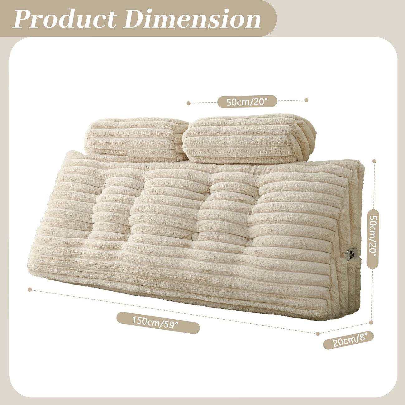 Kovelli™ LoungeWedge Reading Headboard Pillow
