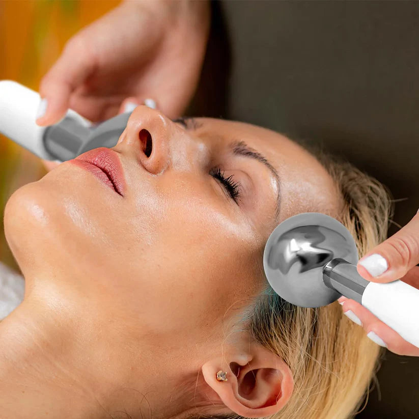 Stainless Steel Facial Ice Globes for Skin Massage