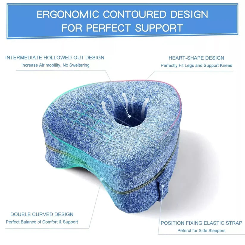 Memory Foam Leg Pillow for Side Sleepers