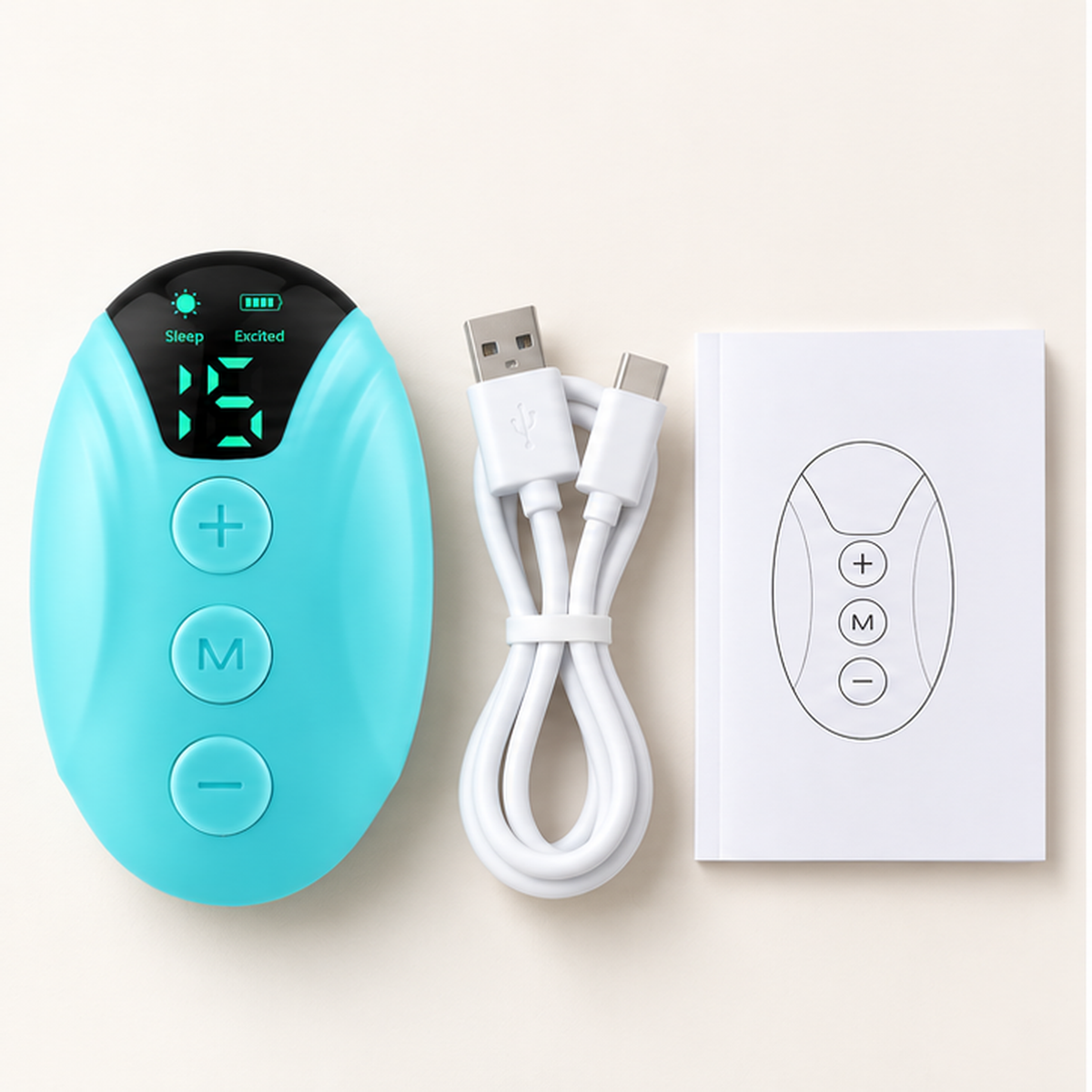 Handheld Pulse Stimulation Device with Dual Modes & 15 Levels