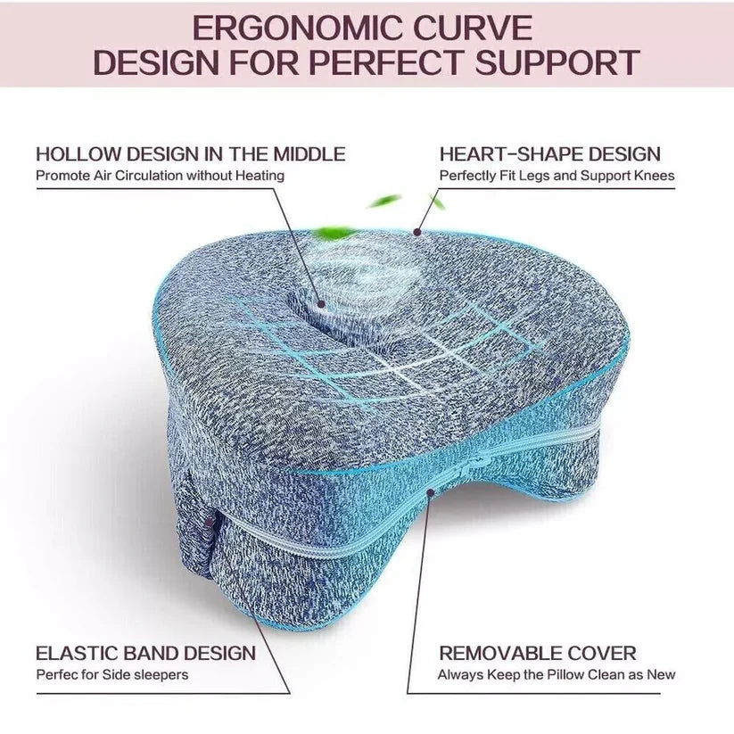 Memory Foam Leg Pillow for Side Sleepers