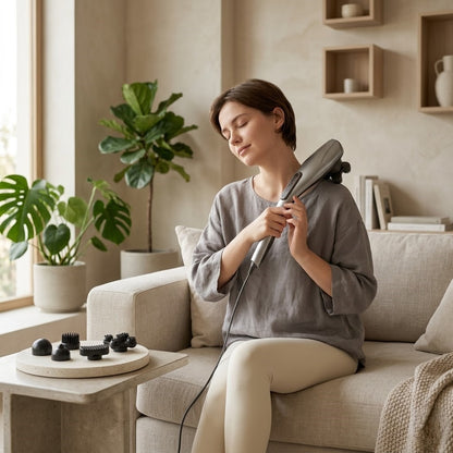 Handheld Electric Muscle Massager with Attachments