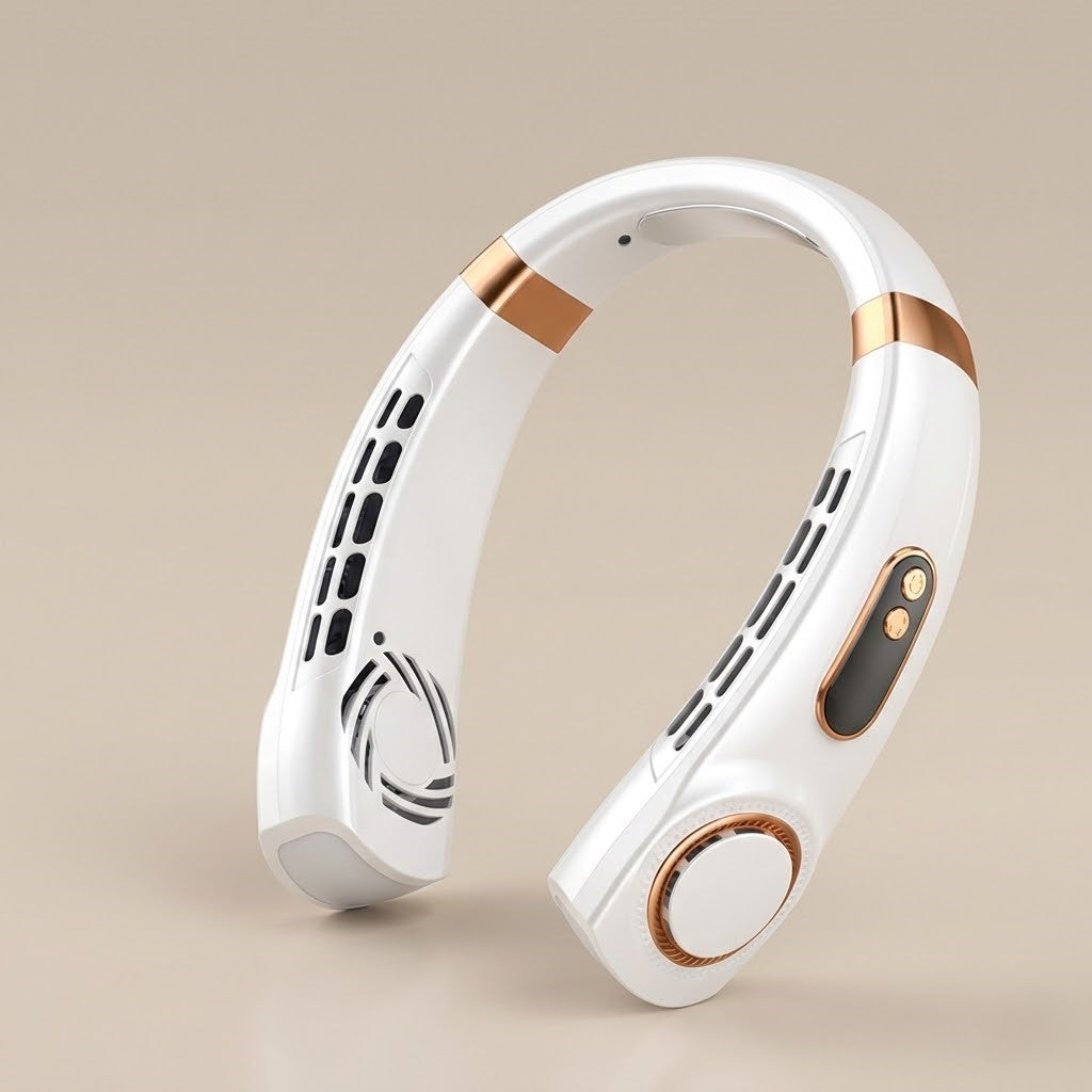 Portable Neck Fan with Hands Free Cooling