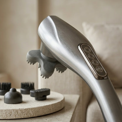 Handheld Electric Muscle Massager with Attachments