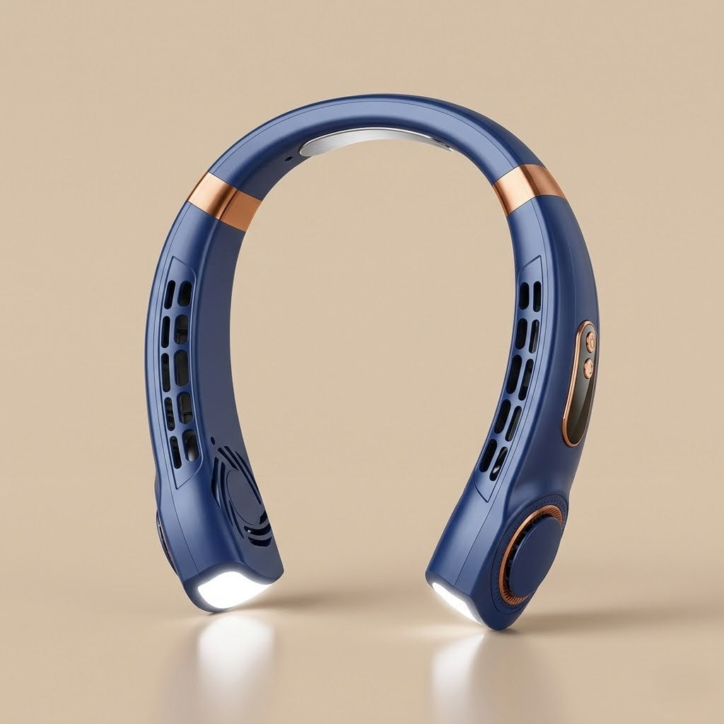 Portable Neck Fan with Hands Free Cooling
