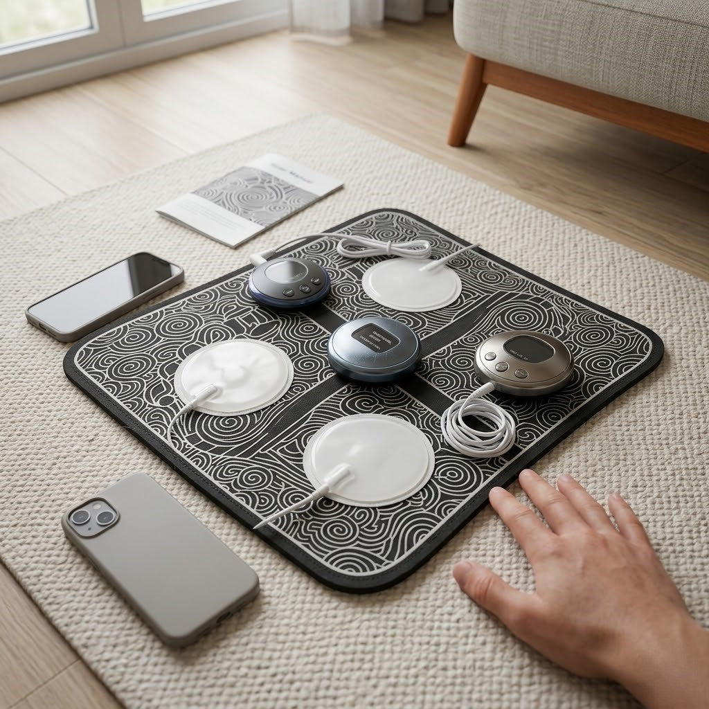 Relaxation Foot Massager Mat with Adjustable Modes
