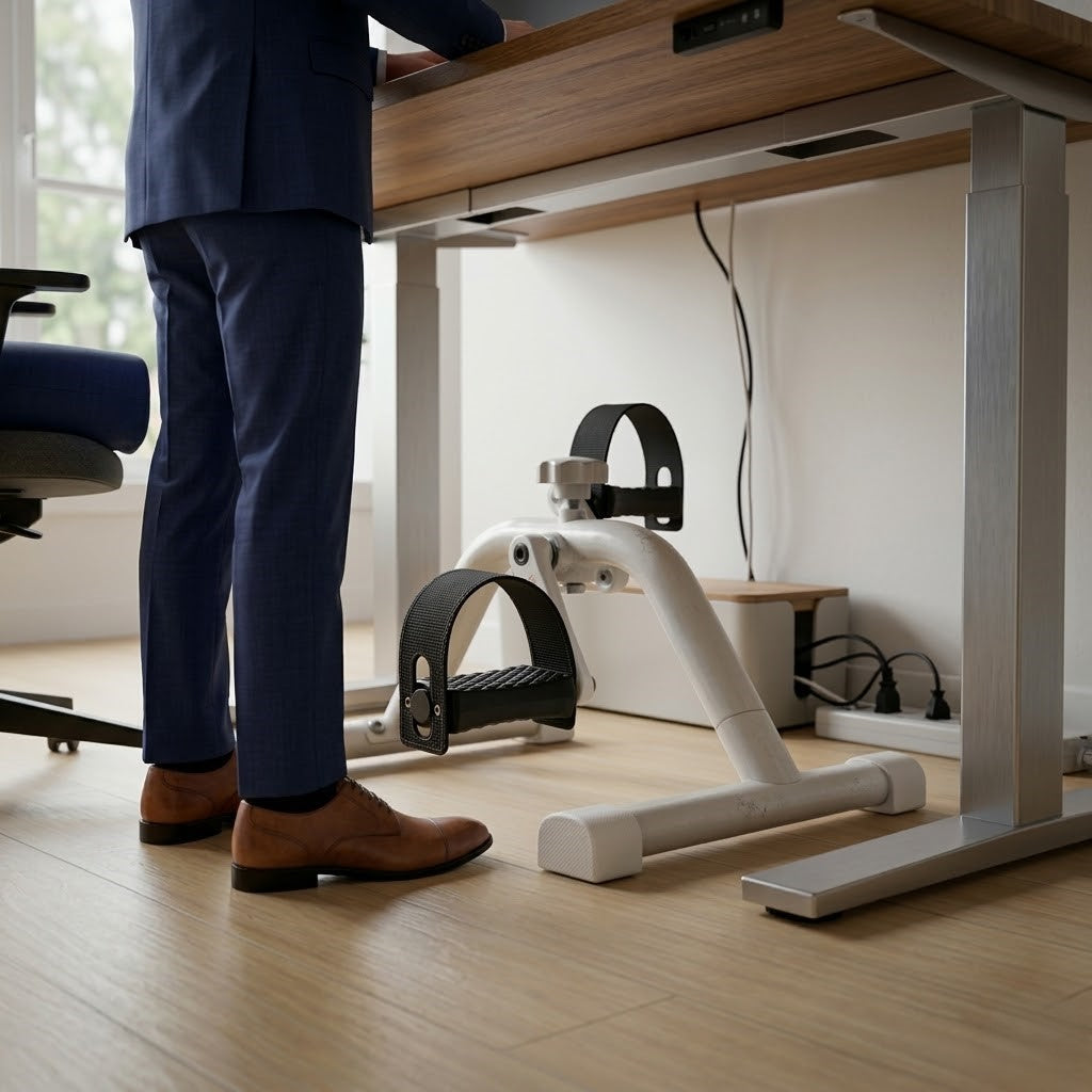 Under Desk Mini Pedal Exercise Bike for Home & Office