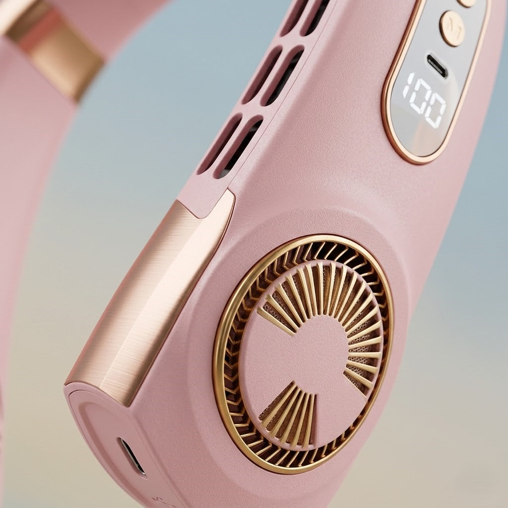 Portable Neck Fan with Hands Free Cooling